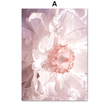 Load image into Gallery viewer, Pink Dahlia Blooming Rose Peony Nature Plant Nordic Posters And Prints Wall Art Canvas Painting Pictures For Home Design Bedroom - SallyHomey Life's Beautiful