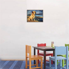 Load image into Gallery viewer, DIY 5D Diamond Painting Dog Diamond Embroidery Animal Mosaic Full Round Drill Cross Stitch Kits Rhinestones Handmade Gift Decor - SallyHomey Life's Beautiful
