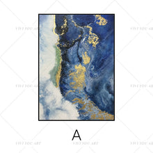 Load image into Gallery viewer, π₯ π₯ 100% Hand Painted Water Sky Sea View Abstract Painting  Modern Art Picture For Living Room Modern Cuadros Canvas Art High Quality