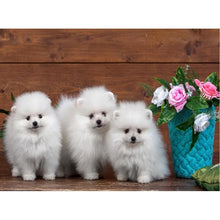 Load image into Gallery viewer, DIY 5D Diamond Painting Dog Animal Diamond Embroidery Cross Stitch Rhinestone Picture Mosaic Full Round Drill Manual Hobby Gift
