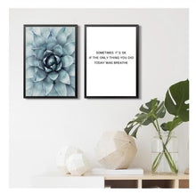 Load image into Gallery viewer, Top Selling Custom Agave Alpaca Leaf Wall Art Canvas Painting Nordic Posters And Prints Wall Pictures For Living Room Home Decor - SallyHomey Life's Beautiful
