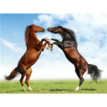 Load image into Gallery viewer, DIY 5D Diamond Painting Horse In Running Diamond Embroidery  Cross Stitch Kits Animal Mosaic Rhinestones Wall Sticker Home Decor - SallyHomey Life's Beautiful