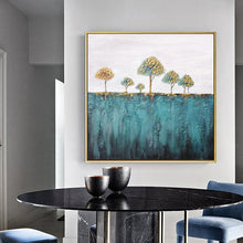 Load image into Gallery viewer, 100% Hand Painted Abstract Trees Art Oil Painting On Canvas Wall Art Frameless Picture Decoration For Live Room Home Decor Gift