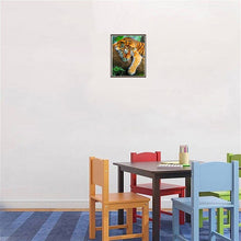 Load image into Gallery viewer, 5D DIY Diamond Painting Tiger Cross Stitch Full Round Drill Mosaic Animal Diamond Embroidery Manual Art Gift Home Decor Wall - SallyHomey Life's Beautiful