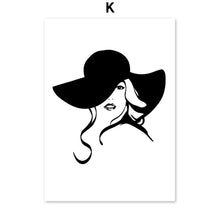 Load image into Gallery viewer, Fashion Sexy Girl High Heels Black White Wall Art Canvas Painting Nordic Posters And Prints Wall Pictures For Living Room Decor - SallyHomey Life's Beautiful