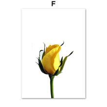 Load image into Gallery viewer, Tulip Rose Flower Plant Scandinavian Wall Art Print Canvas Painting Nordic Posters And Prints Wall Pictures For Living Room - SallyHomey Life's Beautiful