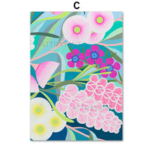Load image into Gallery viewer, Flower Leaves Abstract Painting Wall Art Canvas Painting Nordic Posters And Prints Plants Wall Pictures For Living Room Decor - SallyHomey Life's Beautiful