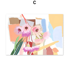 Load image into Gallery viewer, Abstract Leaves Collage Flower Nursery Wall Art Canvas Painting Nordic Posters And Prints Wall Pictures For Living Room Decor - SallyHomey Life's Beautiful