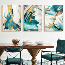 Load image into Gallery viewer, 100% Hand Painted Abstract Green Art Oil Painting On Canvas Wall Art Frameless Picture Decoration For Live Room Home Decor Gift