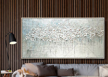 Load image into Gallery viewer, π₯ π₯ 100% Hand Painted   Blue Golden lucky tree modern canvas painting in living room dining room bedroom interior wall art hand painted oil painting