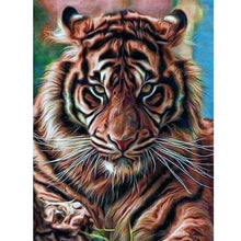 Load image into Gallery viewer, DIY Tiger 5D Diamond Painting Wolf Diamond Embroidery Rhinestones Mosaic Animal Cross Stitch Panda Full Round Drill Home Decor - SallyHomey Life's Beautiful