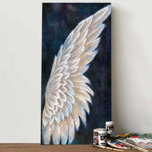 Load image into Gallery viewer, 100% Hand Painted Abstract Angel Wings Oil Painting On Canvas Wall Art Frameless Picture Decoration For Live Room Home Deco Gift