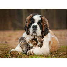 Load image into Gallery viewer, DIY 5D Diamond Painting Dog Cross Stitch Diamond Embroidery Sale Full Round Drill Animal Mosaic Rhinestones Art Wall Hobby Decor - SallyHomey Life's Beautiful