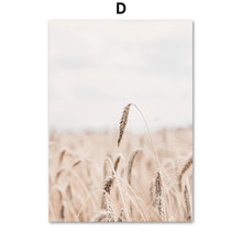 Load image into Gallery viewer, Reeds Wheat House Leaf Nordic Posters And Prints Wall Art Canvas Painting Wall Pictures For Living Room Scandinavian Home Decor - SallyHomey Life's Beautiful