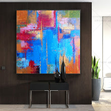 Load image into Gallery viewer,   100% Hand Painted Bright Golden Gray Abstract Painting  Modern Art Picture For Living Room Modern Cuadros Canvas Art High Quality