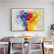 Load image into Gallery viewer, 100% Hand Painted Abstract Abstract Flower Oil Painting On Canvas Wall Art Frameless Picture Decoration For Live Room Home Decor