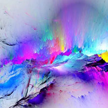 Load image into Gallery viewer, 100% Hand Painted Abstract Dazzle colour Oil Painting On Canvas Wall Art Wall Adornment Picture Painting For Live Room Home Deco