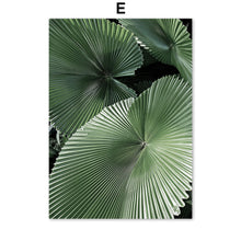 Load image into Gallery viewer, Green Monstera Banana Palm Leaf Wall Art Canvas Painting Nordic Posters And Prints Plants Wall Pictures For Living Room Decor - SallyHomey Life's Beautiful
