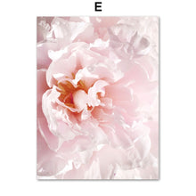 Load image into Gallery viewer, Pink Dahlia Blooming Rose Peony Nature Plant Nordic Posters And Prints Wall Art Canvas Painting Pictures For Home Design Bedroom - SallyHomey Life's Beautiful