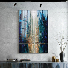 Load image into Gallery viewer, 100% Hand Painted  Fall View Brown Abstract Painting  Modern Art Picture For Living Room Modern Cuadros Canvas Art High Quality