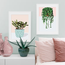 Load image into Gallery viewer, Green Radish Plant Grass Scandinavian Wall Art Print Canvas Painting Nordic Posters And Prints Wall Pictures For Living Room - SallyHomey Life's Beautiful
