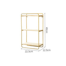 Load image into Gallery viewer, Living Room Geometric Shelves Nordic Style Creative Wall Decoration Metal Shelf Round Hexagon Storage Holder Rack Shelves