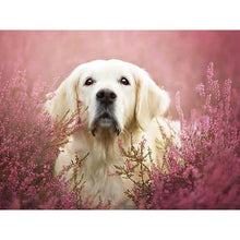 Load image into Gallery viewer, DIY 5D Diamond Painting Dog Diamond Embroidery Golden Retriever Dogs Animal Mosaic Cross Stitch Full Round Rhinestone Child Gift - SallyHomey Life's Beautiful