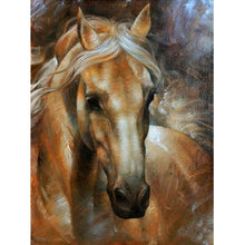 Load image into Gallery viewer, 5D Diamond Painting Horse Animal Mosaic Diamond Embroidery Full Round Drill Cross Stitch DIY Rhinestones Home Decor - SallyHomey Life's Beautiful