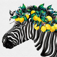 Load image into Gallery viewer, 100% Hand Painted Abstract Zebra Art Oil Painting On Canvas Wall Art Frameless Picture Decoration For Live Room Home Decor Gift