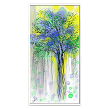 Load image into Gallery viewer, 100% Hand Painted Abstract Trees Art Oil Painting On Canvas Wall Art Wall Adornment Picture Painting For Live Room Home Decor