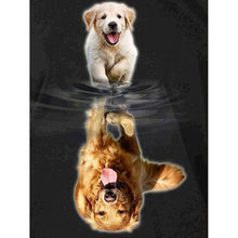 Load image into Gallery viewer, 5D Diamond Painting Dog Animal Mosaic Picture Rhinestone Full Round Diamond Embroidery Cross Stitch Art Christmas Gifts Dogs - SallyHomey Life's Beautiful