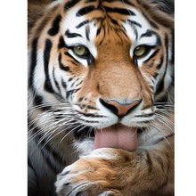 Load image into Gallery viewer, DIY Tiger 5D Diamond Painting Wolf Diamond Embroidery Rhinestones Mosaic Animal Cross Stitch Panda Full Round Drill Home Decor - SallyHomey Life's Beautiful