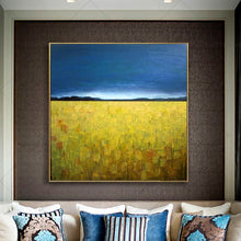 Load image into Gallery viewer, 100% Hand Painted Blue Sky Country Abstract Painting  Modern Art Picture For Living Room Modern Cuadros Canvas Art High Quality