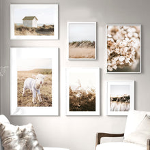 Load image into Gallery viewer, Abstract Reed Grass Leaves House Lamb Nordic Posters And Prints Wall Art Canvas Painting Wall Pictures For Living Room Decor - SallyHomey Life's Beautiful