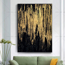 Load image into Gallery viewer,   100% Hand Painted Black Sun White Sea Abstract Painting  Modern Art Picture Living Room Modern Cuadros Canvas High Quality