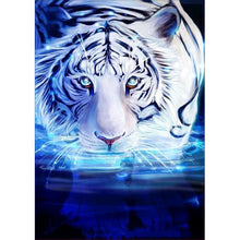 Load image into Gallery viewer, 5D DIY Diamond Painting Tiger Cross Stitch Full Round Drill Mosaic Animal Diamond Embroidery Manual Art Gift Home Decor Wall - SallyHomey Life's Beautiful