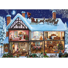 Load image into Gallery viewer, DIY 5D Diamond Painting Snow Scenery Diamond Embroidery Winter Landscape Rhinestones Cross Stitch Full Round Mosaic Home Decor