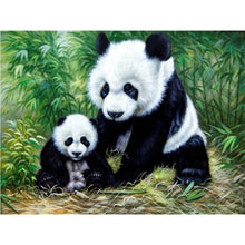 Load image into Gallery viewer, 5D Diamond Painting Panda Green Bamboo Animal Round Full Drill Cartoon Children DIY Mosaic Embroidery Cross Stitch Rhinestone