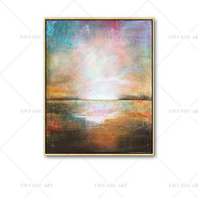 Load image into Gallery viewer,   100% Hand Painted Color View Shine Abstract Painting  Modern Art Picture For Living Room Modern Cuadros Canvas Art High Quality