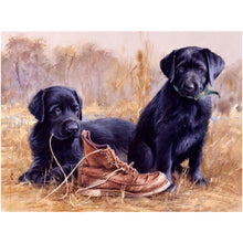 Load image into Gallery viewer, DIY 5D Diamond Painting Dog  Animal  Diamond Embroidery Cross Stitch Full Round Drill Mosaic Rhinestones Home Decor - SallyHomey Life's Beautiful