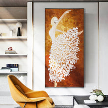 Load image into Gallery viewer, 100% Hand Painted Abstract Dancing Oil Painting On Canvas Wall Art Frameless Picture Decoration For Living Room Home Decor Gift