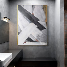 Load image into Gallery viewer, Oil painting canvas black and white lienzos cuadros decorativos pictures abstract moderne painting canvas custom artwork large - SallyHomey Life's Beautiful