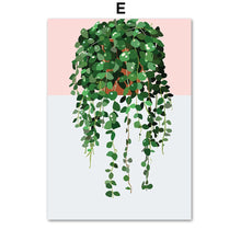 Load image into Gallery viewer, Green Radish Plant Grass Scandinavian Wall Art Print Canvas Painting Nordic Posters And Prints Wall Pictures For Living Room - SallyHomey Life's Beautiful