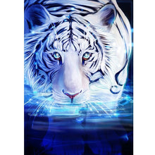 Load image into Gallery viewer, 5D Diamond Painting Tiger Cross Stitch DIY Diamond Embroidery Mosaic Animal Patterns Rhinestone Kits Full Round Drill Home Decor - SallyHomey Life's Beautiful