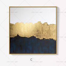 Load image into Gallery viewer, π₯ π₯ 100% Hand Painted Bright Golden Gray Abstract Painting  Modern Art Picture For Living Room Modern Cuadros Canvas Art High Quality