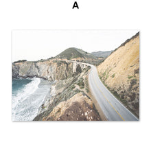 Load image into Gallery viewer, Mountain Leaf Highway Rice Yak Wall Art Canvas Painting Nordic Posters And Prints Landscape Wall Pictures For Living Room Decor - SallyHomey Life's Beautiful