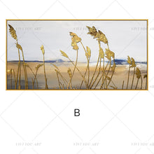 Load image into Gallery viewer, π₯ π₯ 100% Hand Painted Gold Wheat Sea Painting  Modern Art Picture For Living Room Modern Cuadros Canvas Art High Quality
