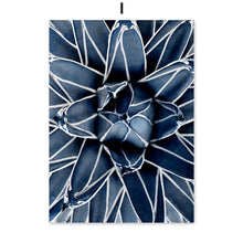 Load image into Gallery viewer, Blue White Flower Rose Fern Leaf Plant Wall Art Canvas Painting Nordic Posters And Prints Wall Pictures For Living Room Decor - SallyHomey Life's Beautiful