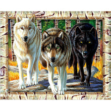 Load image into Gallery viewer, Diy 5D Diamond Painting Dog Diamond Embroidery Animal Cross Stitch Full Round Drill Mosaic Rhinestone Home Decor Handmade Gift