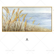 Load image into Gallery viewer, π₯ π₯ 100% Hand Painted Gold Wheat Sea Painting  Modern Art Picture For Living Room Modern Cuadros Canvas Art High Quality